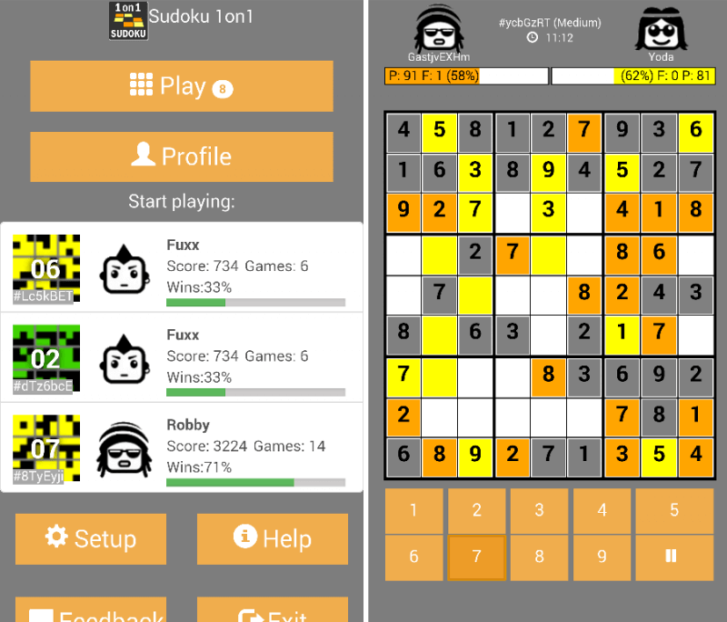 Sudoku 1on1 Screenshot