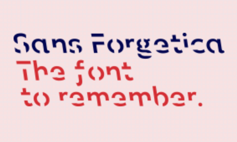 Sample Sans forgetica