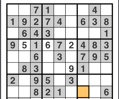 Sudoku Player