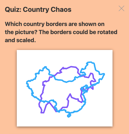 County Chaos - Identify the County Borders