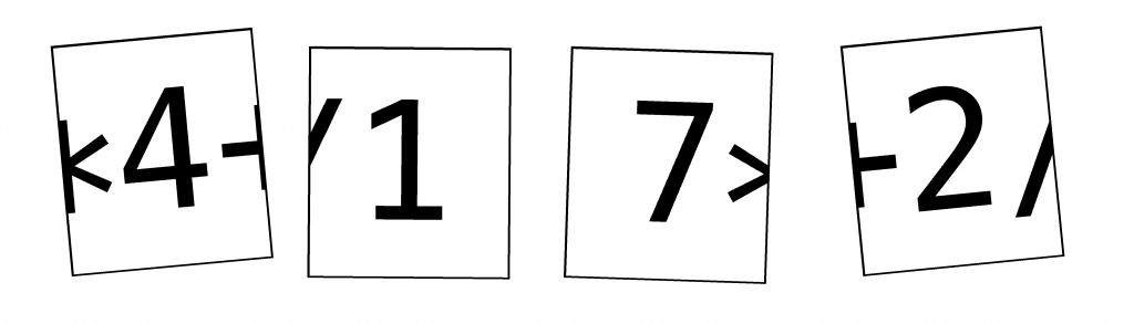 Math Puzzle: Try to put the pieces in the right way together and solve the calculation.