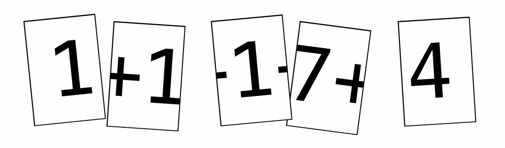 Math Puzzle: Try to put the pieces in the right way together and solve the calculation.