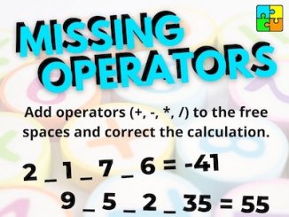 Missing Operator Puzzles - Introduction