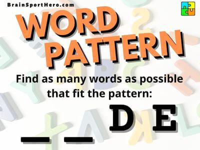 Word Pattern Cover
