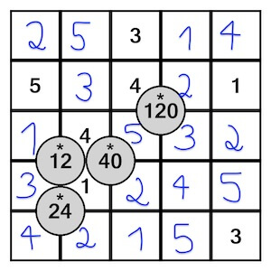 Math-Sudoku exercise 3 solution