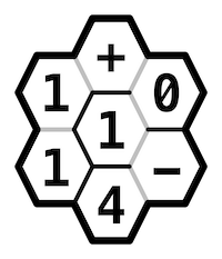 Math-Snake: Math-puzzle find the calculation that uses all cells without jumps and has the result of 5. Solution